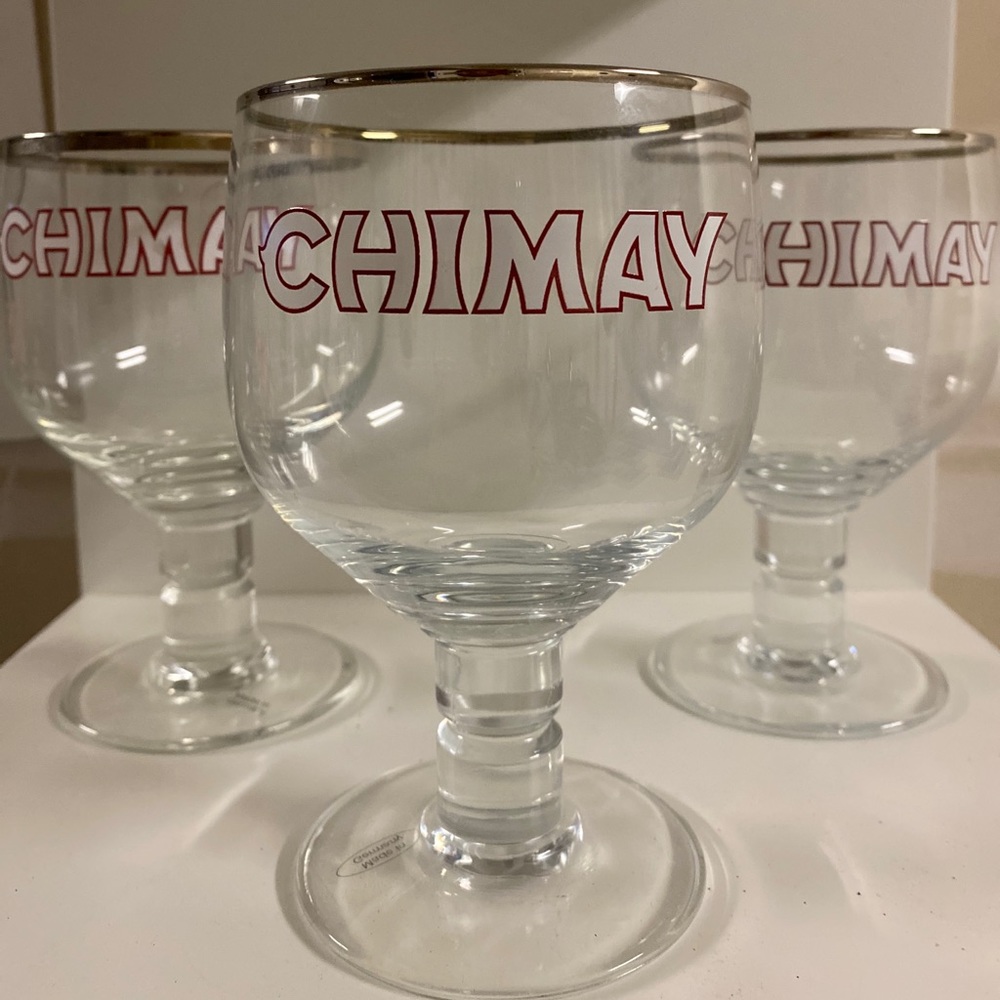 CHIMAY Collectors Beer Glasses (Pack of 3)